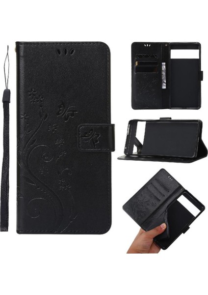 Google Pixel 7 Pro Manyetik Kapatma Kickstand Kart Tutucu Pu Için Filp Durumda (Yurt Dışından)