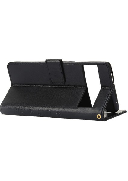 Google Pixel 7 Pro Manyetik Kapatma Kickstand Kart Tutucu Pu Için Filp Durumda (Yurt Dışından) modelleri