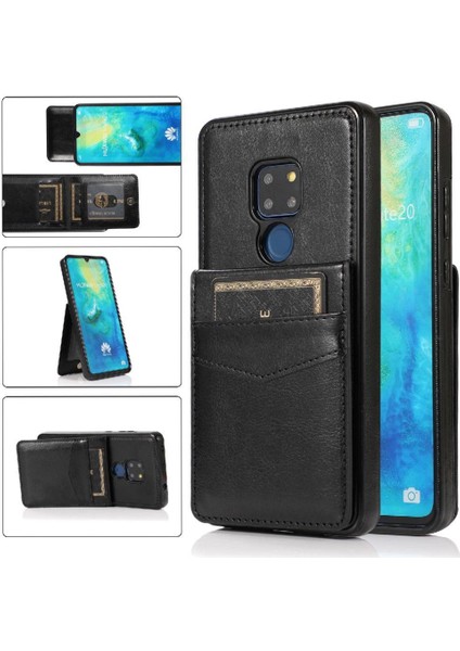 Kredi Manyetik Toka Kickstand ile Huawei Mate 20 Pro ile Uyumlu (Yurt Dışından)