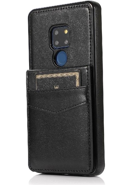 Kredi Manyetik Toka Kickstand ile Huawei Mate 20 Pro ile Uyumlu (Yurt Dışından)