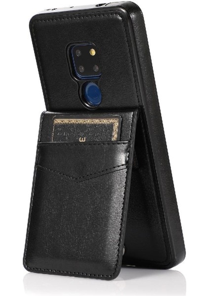 Kredi Manyetik Toka Kickstand ile Huawei Mate 20 Pro ile Uyumlu (Yurt Dışından)