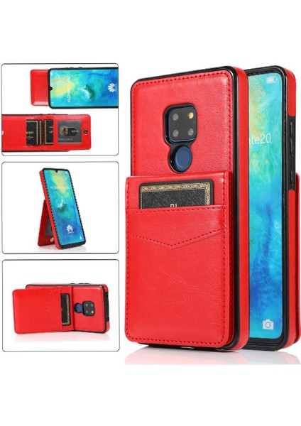 Kredi Manyetik Toka Kickstand ile Huawei Mate 20 Pro ile Uyumlu (Yurt Dışından)