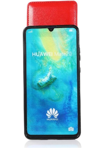 Kredi Manyetik Toka Kickstand ile Huawei Mate 20 Pro ile Uyumlu (Yurt Dışından)