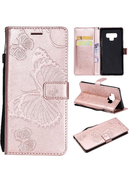 Samsung Galaxy Not 9 Için Kılıf Darbeye Kapak ile Kickstand Çevirin Kart (Yurt Dışından)