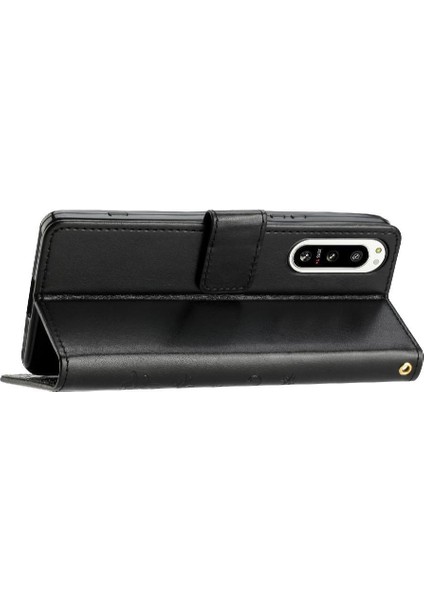 Sony Xperia 5 V Kickstand Kart Tutucu Için Filp Durumda Manyetik Kapatma Bilek (Yurt Dışından) fırsatları