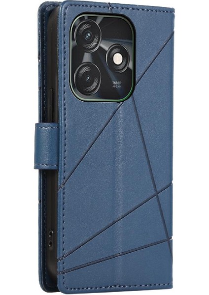 Tecno Kıvılcım 10C Şok Emici Kickstand Üç Kart Yuvaları Için Flip Case (Yurt Dışından)