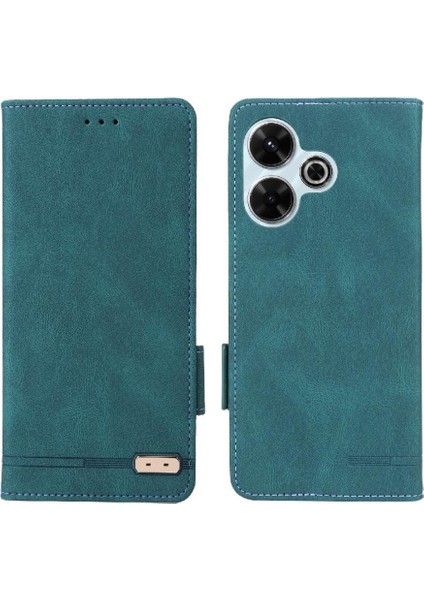 Xiaomi Redmi Için Flip Case 13 4g Kapak Toka ile Kickstand Kart Tutucu (Yurt Dışından)
