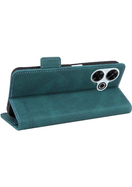Xiaomi Redmi Için Flip Case 13 4g Kapak Toka ile Kickstand Kart Tutucu (Yurt Dışından)