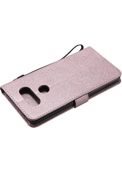 Lg V20 Için Flip Case Kart ile Yüksek Kaliteli Deri Klasik Düz Renk (Yurt Dışından) indirimleri