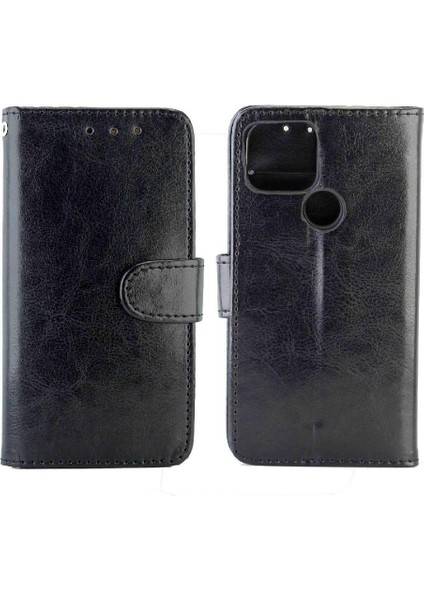 Google Piksel 5 Manyetik Kapatma Kart Tutucu Pu Deri Için Flip Case (Yurt Dışından)