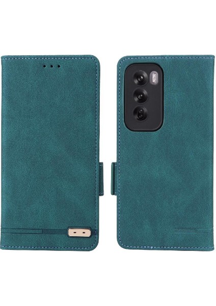 Oppo Oppo 12 5g Manyetik Cüzdan Kickstand Kart Tutucu ile Flip Case (Yurt Dışından)