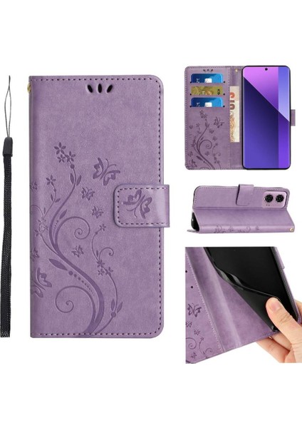 Motorola Moto G24 Kart Tutucu Pu Deri Bilek Kayışı Kapatma Için Filp Durumda (Yurt Dışından)