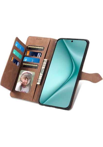 Huawei Pura 70 Flip Fermuar Tarzı Çoklu Kart Yuvası Cüzdan Için Flip Case (Yurt Dışından) modelleri
