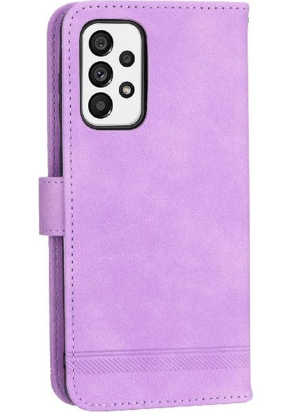 Samsung Galaxy A73 Kart Yuvaları Için Flip Case Bileklik Nakit Cep Prim (Yurt Dışından)