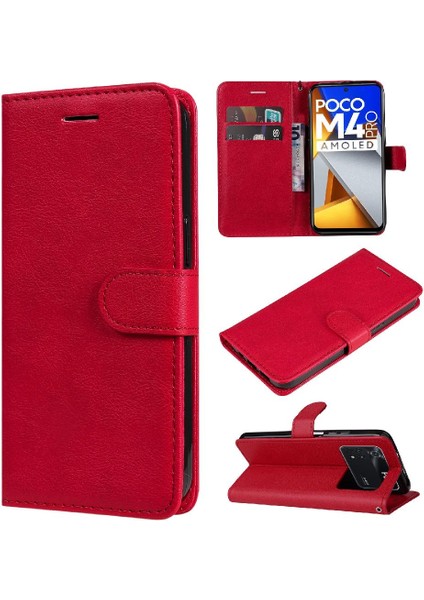 Xiaomi Poco M4 Pro 4g Için Flip Case Yüksek Kalite Deri Iş Cüzdan (Yurt Dışından)