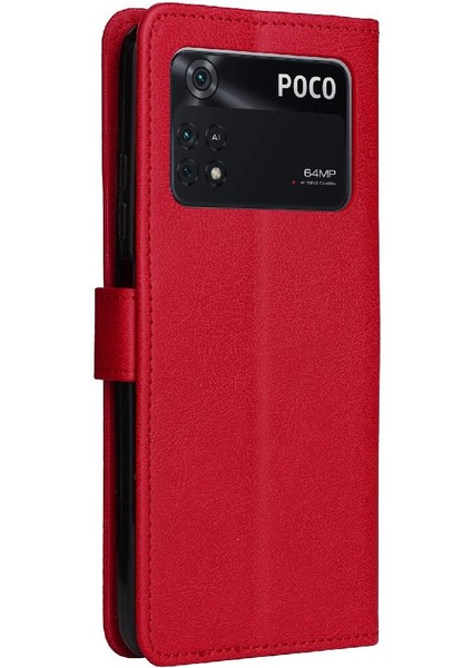 Xiaomi Poco M4 Pro 4g Için Flip Case Yüksek Kalite Deri Iş Cüzdan (Yurt Dışından)