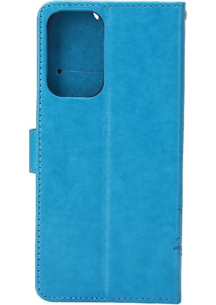 Samsung Galaxy A73 5g Manyetik Kapatma Pu Deri Kickstand Için Filp Durumda (Yurt Dışından)