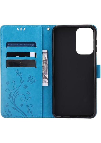 Samsung Galaxy A73 5g Manyetik Kapatma Pu Deri Kickstand Için Filp Durumda (Yurt Dışından)