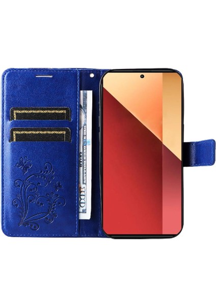 Xiaomi Poco M6 Pro 4g Için Flip Case Pu Deri Kart Yuvası Standı ile Çevirin (Yurt Dışından)