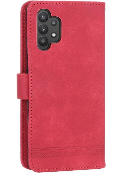 Samsung Galaxy A32 4g Bileklik Premium Kart Yuvaları Manyetik Için Flip Case (Yurt Dışından) indirimleri