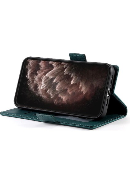 IPhone 11 Için Flip Case Pro Max Cüzdan Kartvizit Yuvaları Günlük Kullanım Flip (Yurt Dışından)