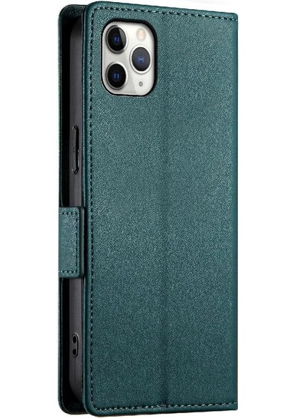 IPhone 11 Için Flip Case Pro Max Cüzdan Kartvizit Yuvaları Günlük Kullanım Flip (Yurt Dışından)