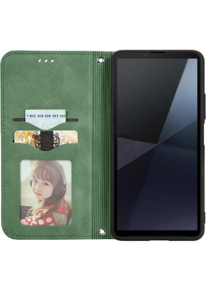 Sony Xperia 10 Vı Için Flip Case Cüzdan Basit Iş Deri Kılıf Flip (Yurt Dışından) indirimleri