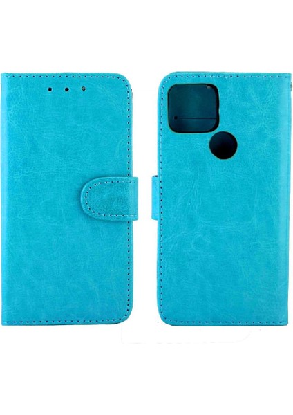 Google Piksel 5 Manyetik Kapatma Kart Tutucu Pu Deri Için Flip Case (Yurt Dışından)