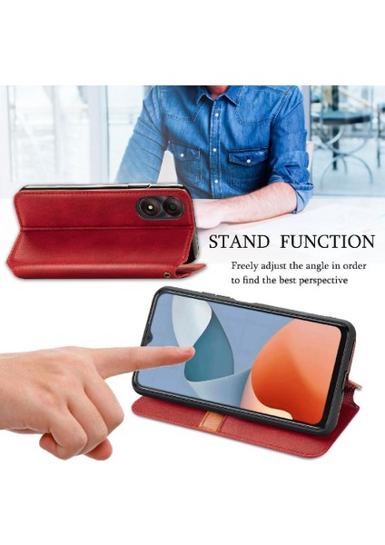 Zte A34 Moda Tasarımı Zarif Iş Çevirme Kapağı Deri Flip Case (Yurt Dışından) fiyatları