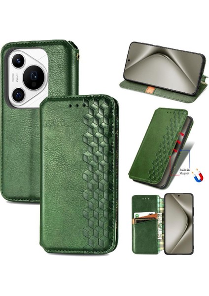 Huawei Pura 70 Pro Için Flip Case Kapak Zarif Iş Cüzdan (Yurt Dışından)