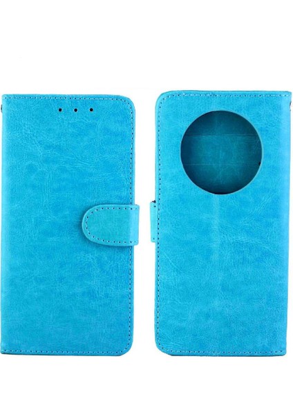 Huawei Mate 50 Kart Tutucu Pu Deri Manyetik Kapatma Için Flip Case (Yurt Dışından)