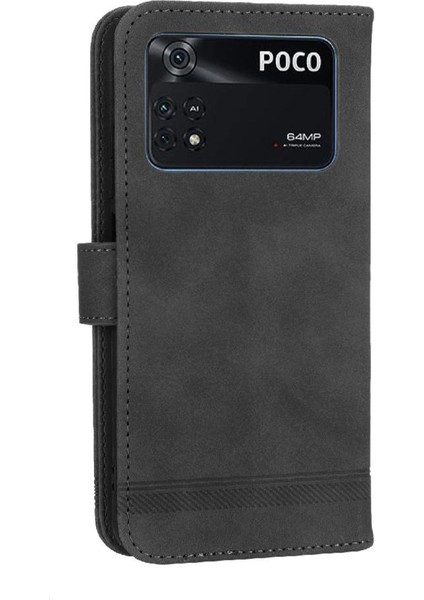 Xiaomi Poco M4 Pro 4g Manyetik Kapatma Nakit Cep Premium Için Flip Case (Yurt Dışından)