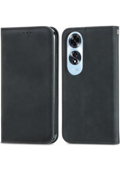Oppo A60 4g Için Flip Case Basit Iş Deri Kılıf Kapak Çevirin Cüzdan (Yurt Dışından) fırsatları