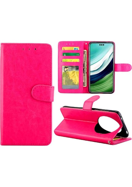 Huawei Mate 60 Pro Için Flip Case Manyetik Kapatma Darbeye Kart Tutucu (Yurt Dışından)