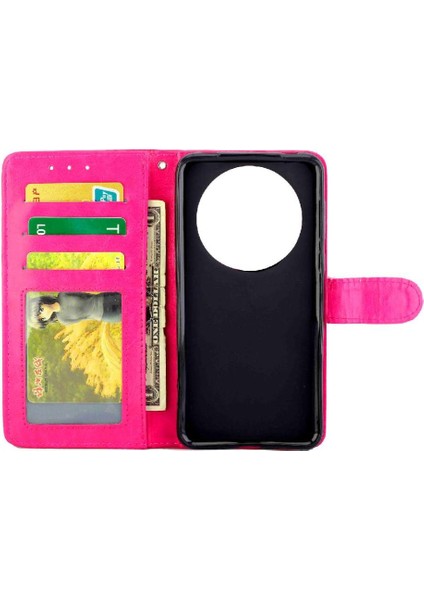 Huawei Mate 60 Pro Için Flip Case Manyetik Kapatma Darbeye Kart Tutucu (Yurt Dışından)