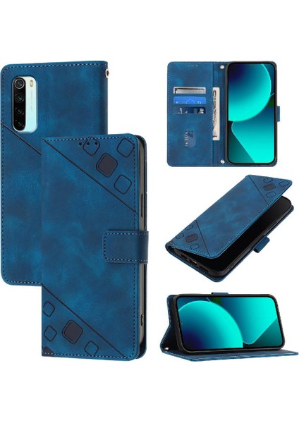 Xiaomi Redmi Not 8 Için Kılıf Cüzdan Kapak Çevirin Manyetik Deri Kart Tutucu (Yurt Dışından)