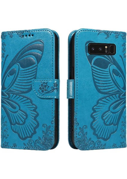 Kredi Kartı Yuvası Ayrılabilir El ile Samsung Galaxy Not 8 Için Flip Case (Yurt Dışından)