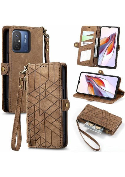 Xiaomi Redmi 12C Darbeye Kapak Kapak Kılıf Için Flip Case Basit (Yurt Dışından)