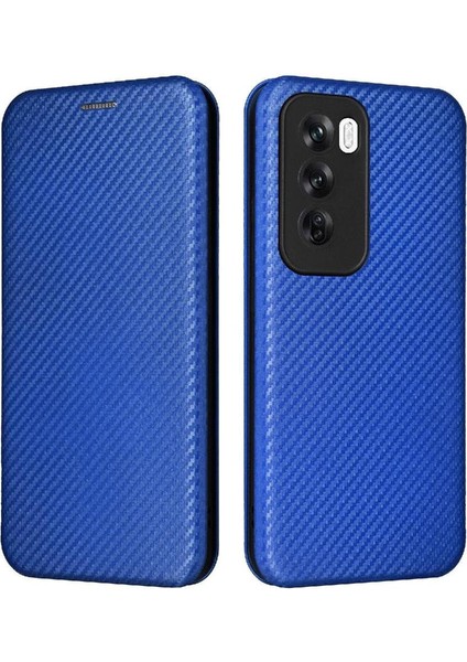 Oppo Oppo 12 5g Manyetik Karbon Fiber Tam Koruma Flip Case Için Flip Case (Yurt Dışından)