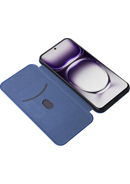 Oppo Oppo 12 5g Manyetik Karbon Fiber Tam Koruma Flip Case Için Flip Case (Yurt Dışından) fiyatları