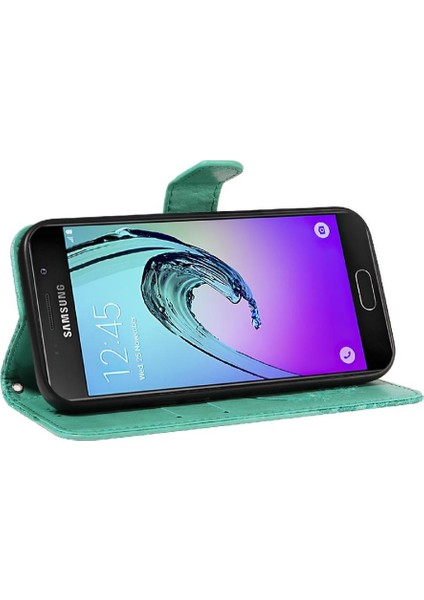 Manyi Mall Samsung Galaxy A3 Için Flip Case 2016 Ayrılabilir El Kayışı Kabartmalı Yüksek (Yurt Dışından)