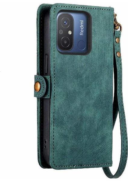 Xiaomi Redmi 12C Darbeye Kapak Kapak Kılıf Için Flip Case Basit (Yurt Dışından)