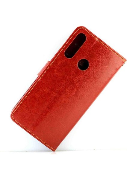 Huawei Y6P Kickstand Pu Deri Darbeye Dayanıklı Kart Tutucu Için Flip Case (Yurt Dışından) fiyatları