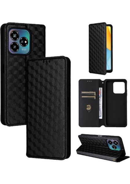 Zte Axon 60 Lite Kart Yuvaları Tutucu Manyetik Kapatma Cüzdan Pu (Yurt Dışından) indirimleri