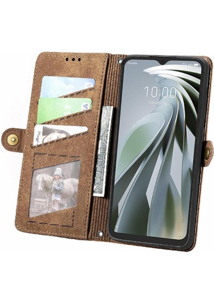 Zte Ücretsiz 5g Iv Için Flip Case Cüzdan Kapak Çevirin Deri Kılıf Darbeye (Yurt Dışından) indirimleri