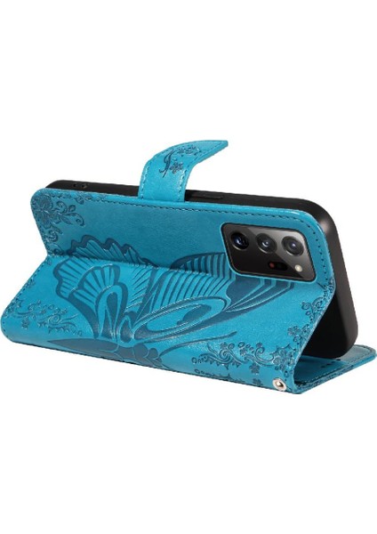 Samsung Galaxy Not 20 Için Flip Case Ultra Ayrılabilir El Kayışı Kabartmalı (Yurt Dışından)