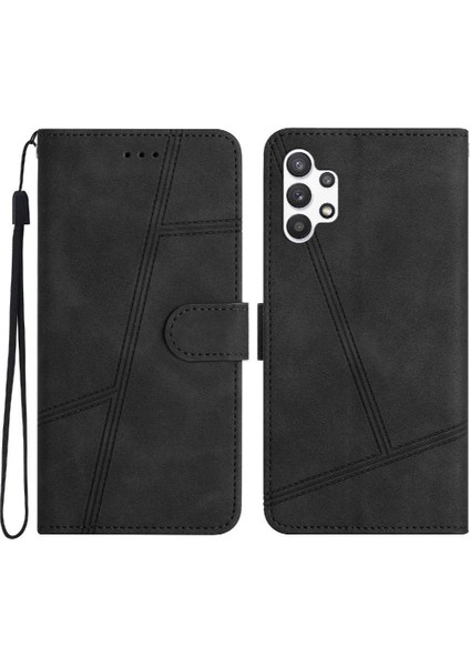 Samsung Galaxy A32 5g Flip Folio Tam Koruma Cüzdan Pu Için Flip Case (Yurt Dışından)