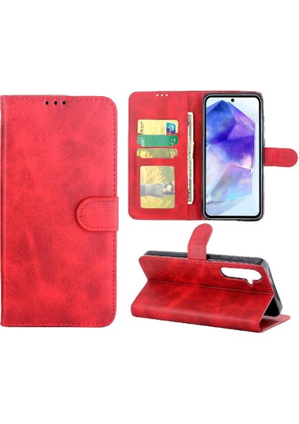 Samsung Galaxy A35 Manyetik Kapatma Tam Koruma Pu Kartı Için Filp Durumda (Yurt Dışından)