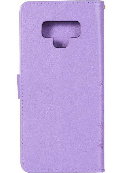 Samsung Galaxy Not 9 Bilek Kayışı Için Filp Durumda Kart Tutucu Kickstand Pu (Yurt Dışından)