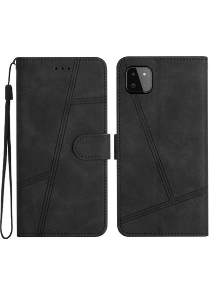 Samsung Galaxy A22 5g Için Flip Case Kart Yuvaları Tutucu Manyetik Bilek Kayışı (Yurt Dışından) indirimleri
